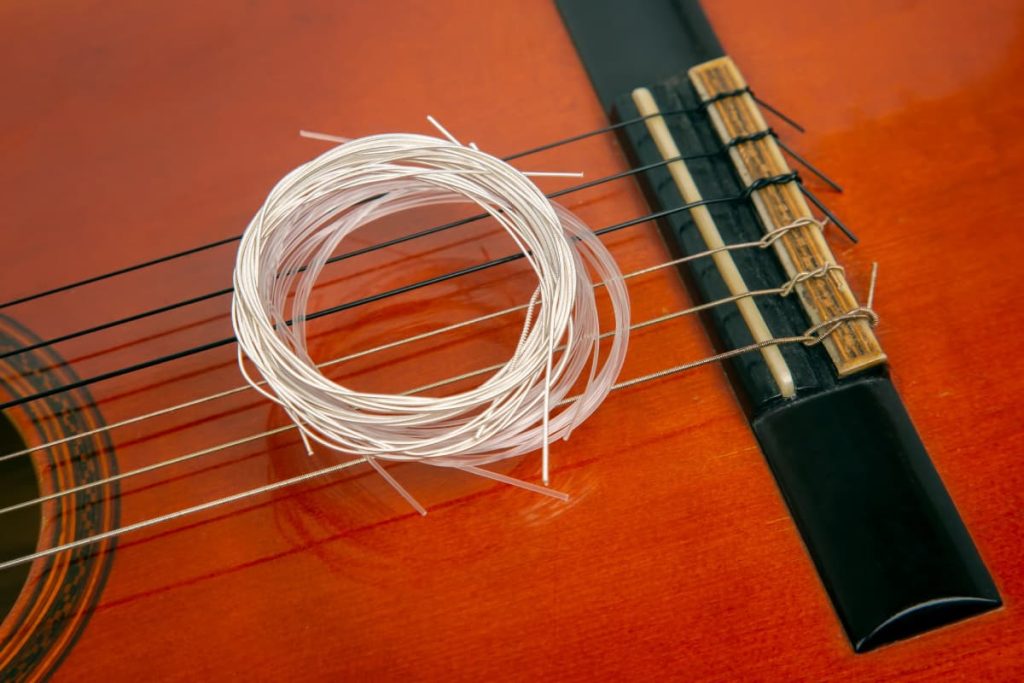 classical guitars use nylon strings