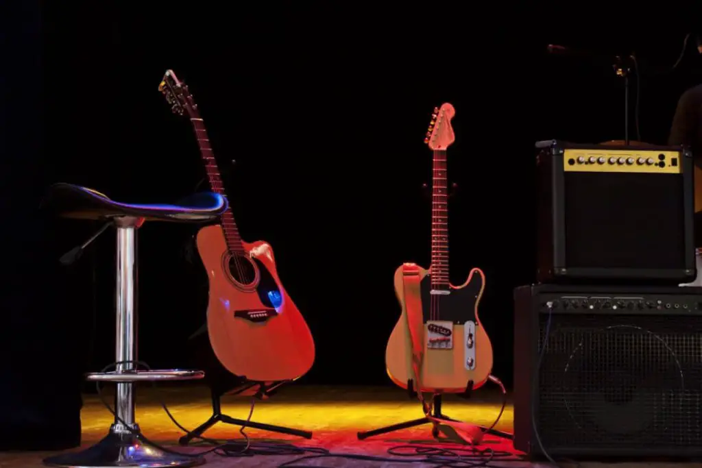 acoustic and electric guitars need different amps