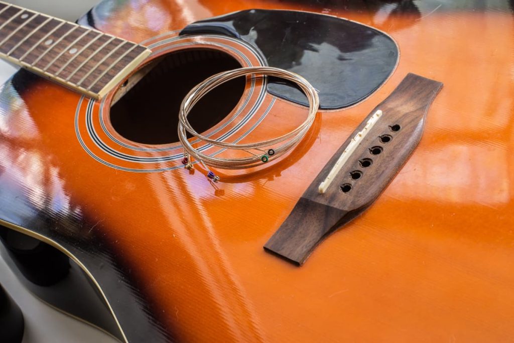 acoustic guitar string phosphor bronze
