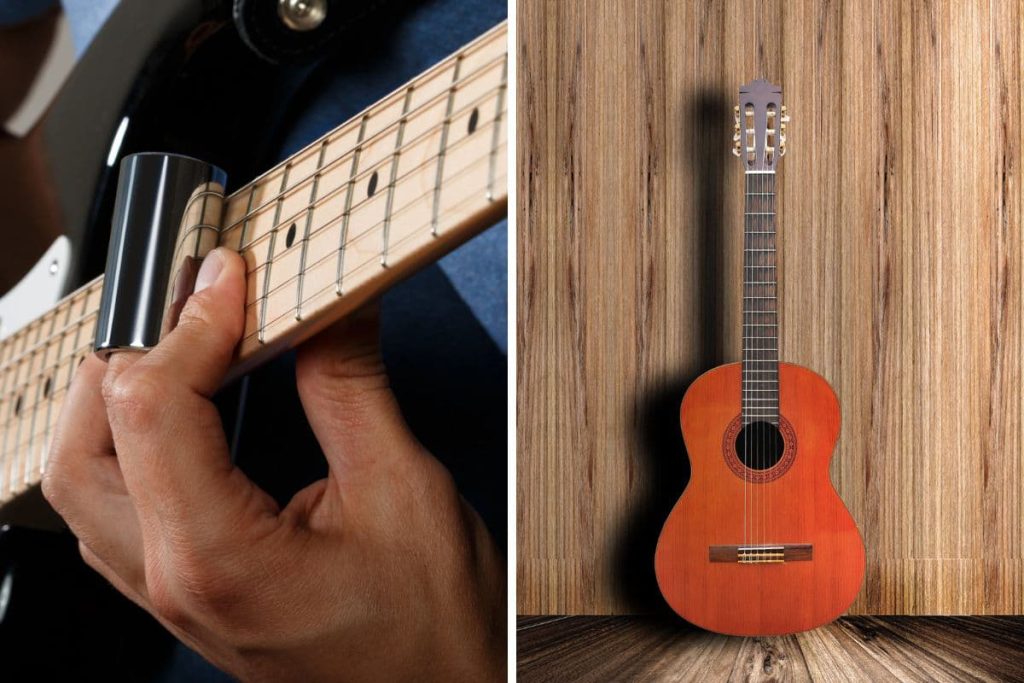 pick slide on an acoustic guitar 1