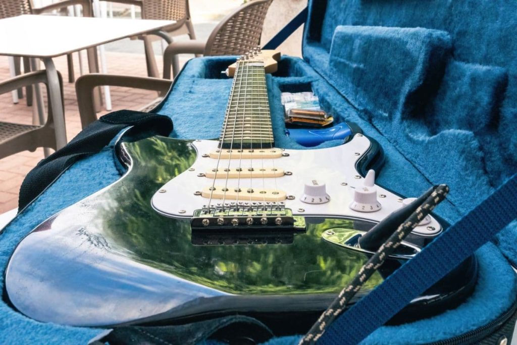 ship an electric guitar with a case