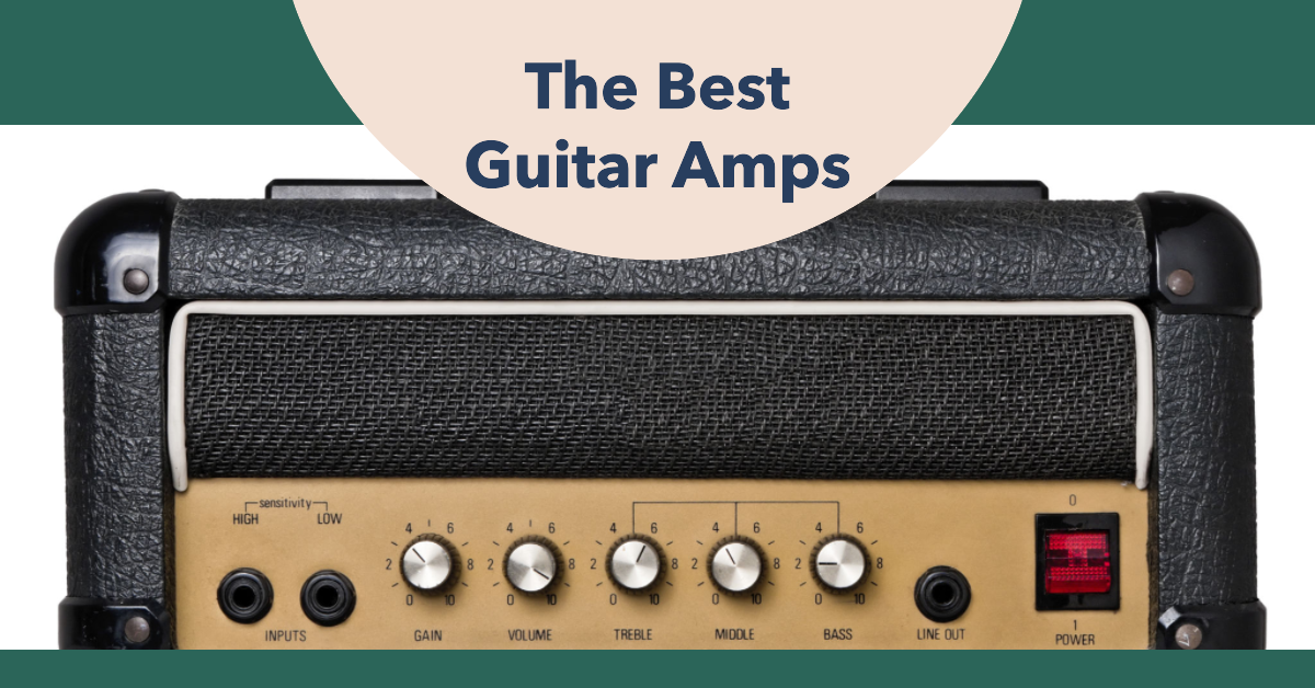 A blog post feature image about the best guitar amps